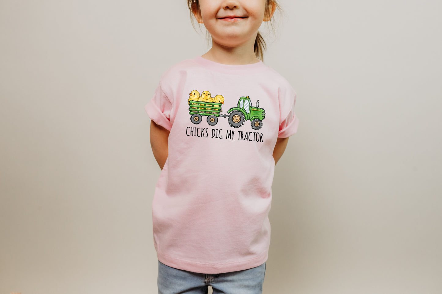 Chicks Dig Me Shirt, Chicks On Tractors, Easter Chick Shirt, Happy Easter Chicks-newamarketing