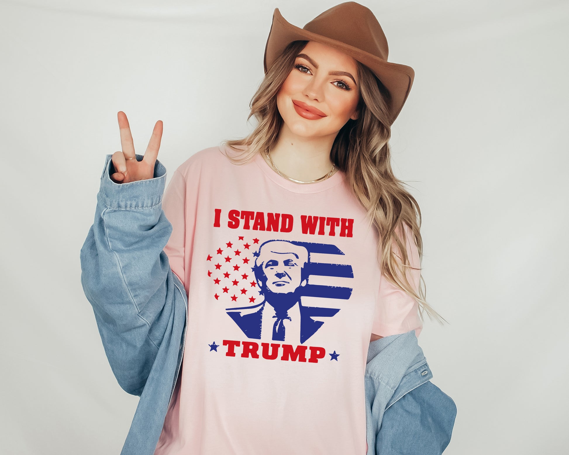 I Stand with Trump Shirt, Political Shirt, Trump Shirt-newamarketing