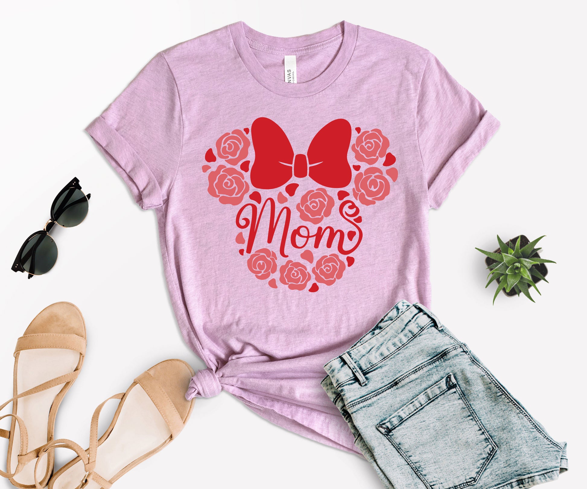 Minnie Mouse Mom Shirt, Minnie Mom Shirt, Red Minnie Mom Shirt-newamarketing