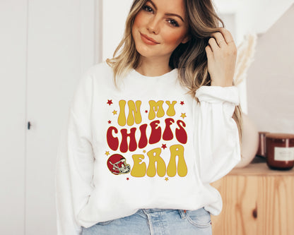 In My Chiefs Era Sweatshirt, Kansas City Chiefs Crewneck, Kelce Sweatshirt-newamarketing