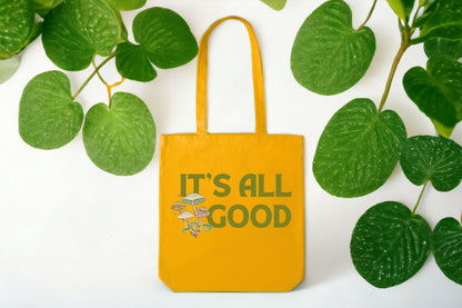 It's All Good, Aesthetic Tote Bag, Inspirational Bag, Canvas Tote Bag-newamarketing