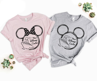 First Disney Cruise Shirt, Disney Family Vacation Shirts, Matching Cruise Shirts-newamarketing