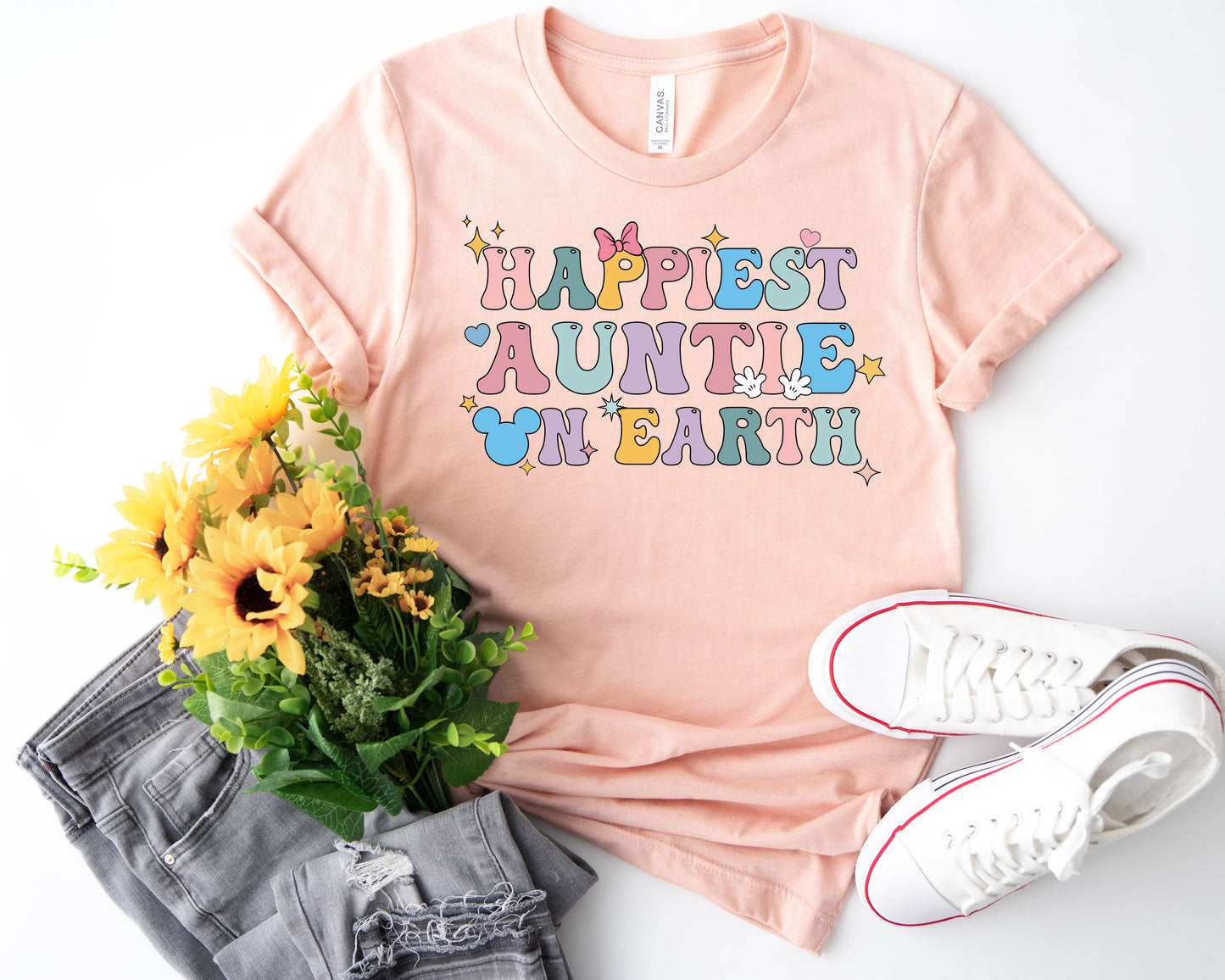 Happiest Aunt on Earth, Happiest Place on Earth Shirt, Auntie Shirts-newamarketing