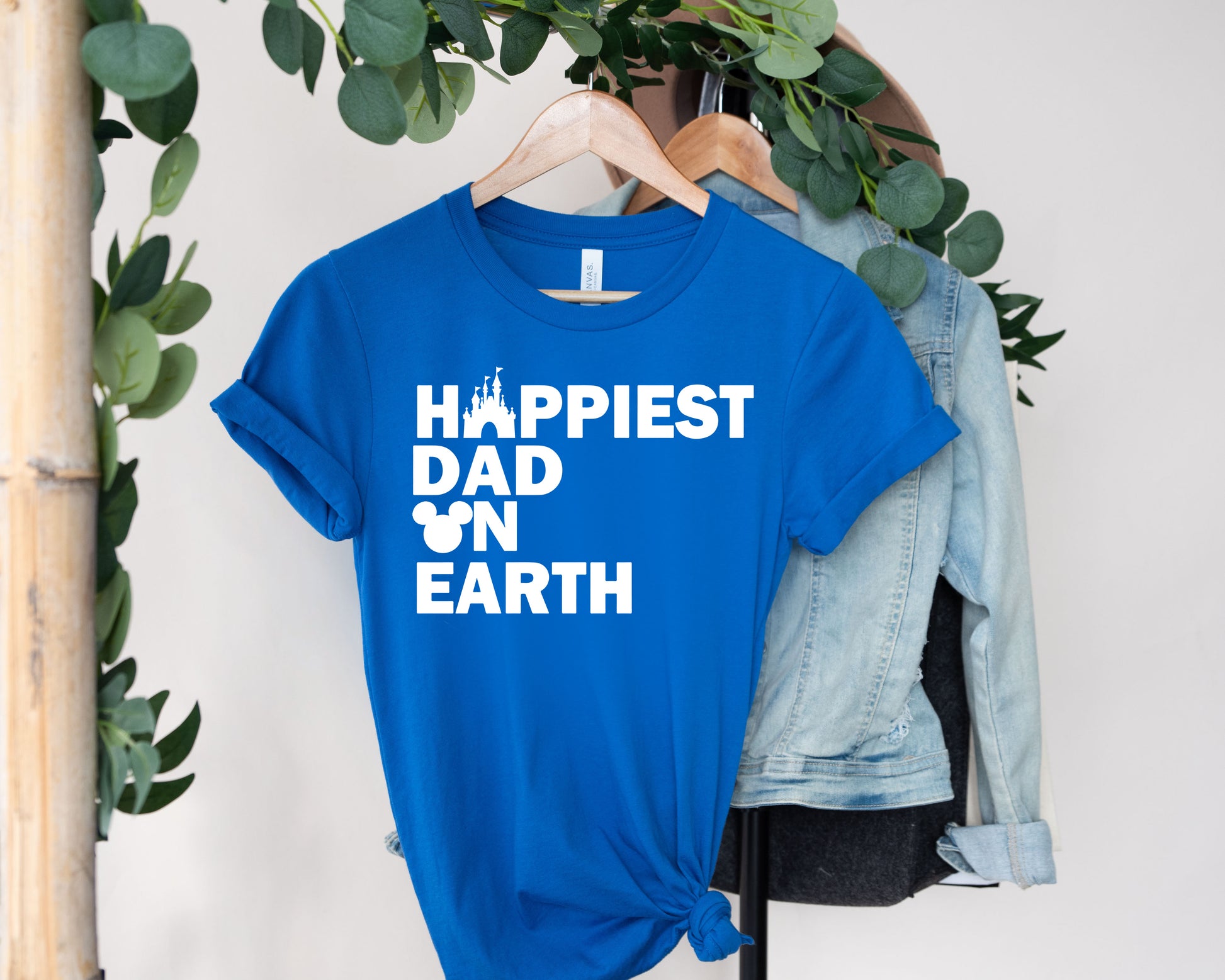 Happiest Dad on Earth Shirt, Disney Dad T-shirt, Disneyland Tee-newamarketing