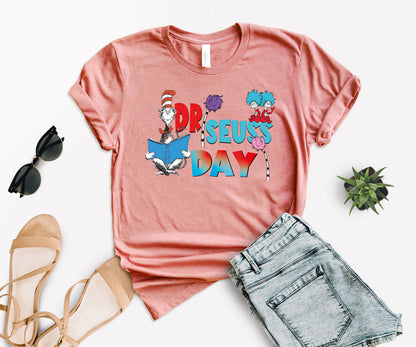 Dr Seuss Day Shirt, Dr Seuss T-Shirts For Teachers, Reading T-Shirt-newamarketing