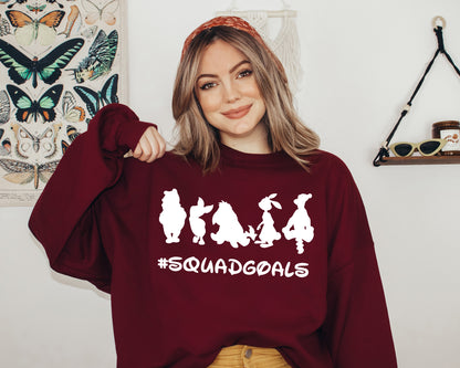 Squad Goals Disney, Hoodie Squad, Squad Goals Sweatshirt-newamarketing
