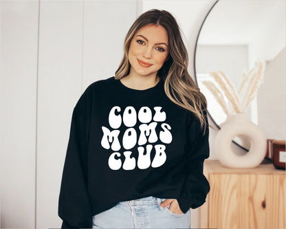 Cool Moms Club Sweatshirt, Cool Mom Hoodie, Pregnancy Ugly Sweater-newamarketing