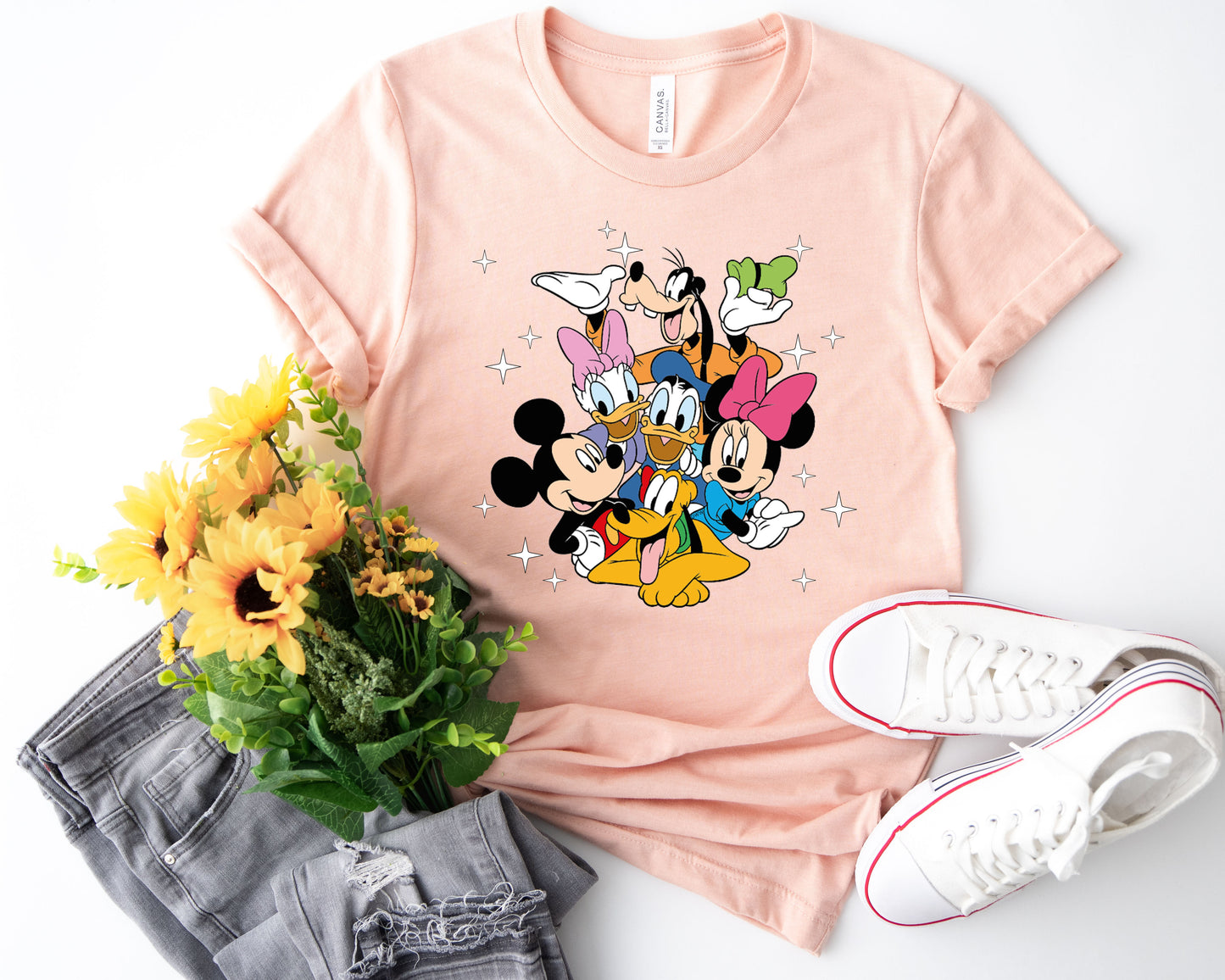 Vintage Mickey Shirt, Disneyland Mickey Shirt, Disney Characters Shirt-newamarketing