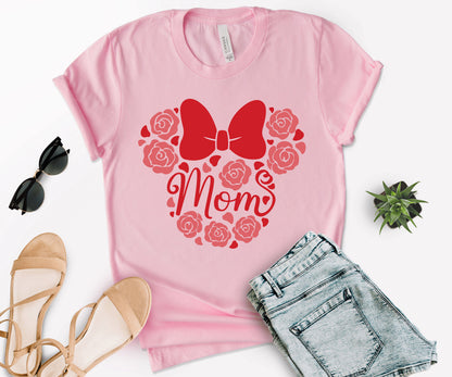 Minnie Mouse Mom Shirt, Minnie Mom Shirt, Red Minnie Mom Shirt-newamarketing