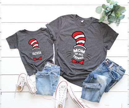 Mom Of All Things Shirt, Father Of All Things Shirt, Custom Matching Family Shirts-newamarketing