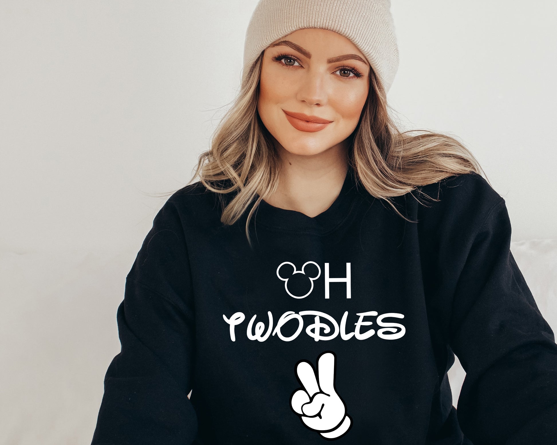 2nd Birthday Sweatshirt, Mickey Hand Sweatshirt, Vintage Mickey Mouse Hoodie-newamarketing
