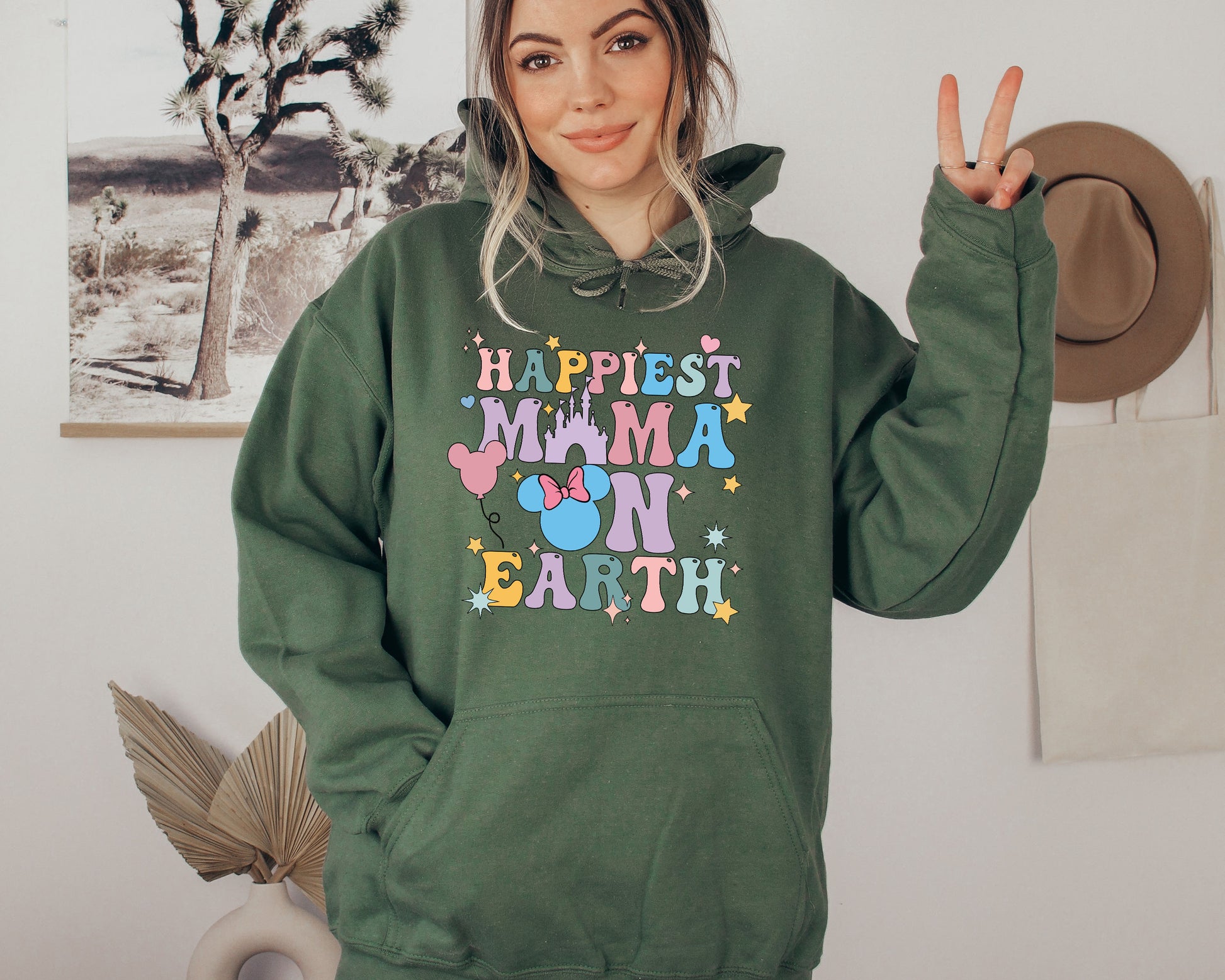 Happiest Mama on Earth, Womens Disney Sweater, Happiest Mom Hoodie-newamarketing
