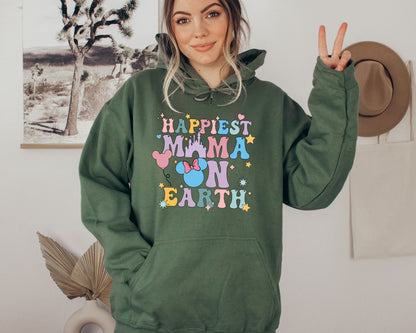 Happiest Mama on Earth, Womens Disney Sweater, Happiest Mom Hoodie-newamarketing