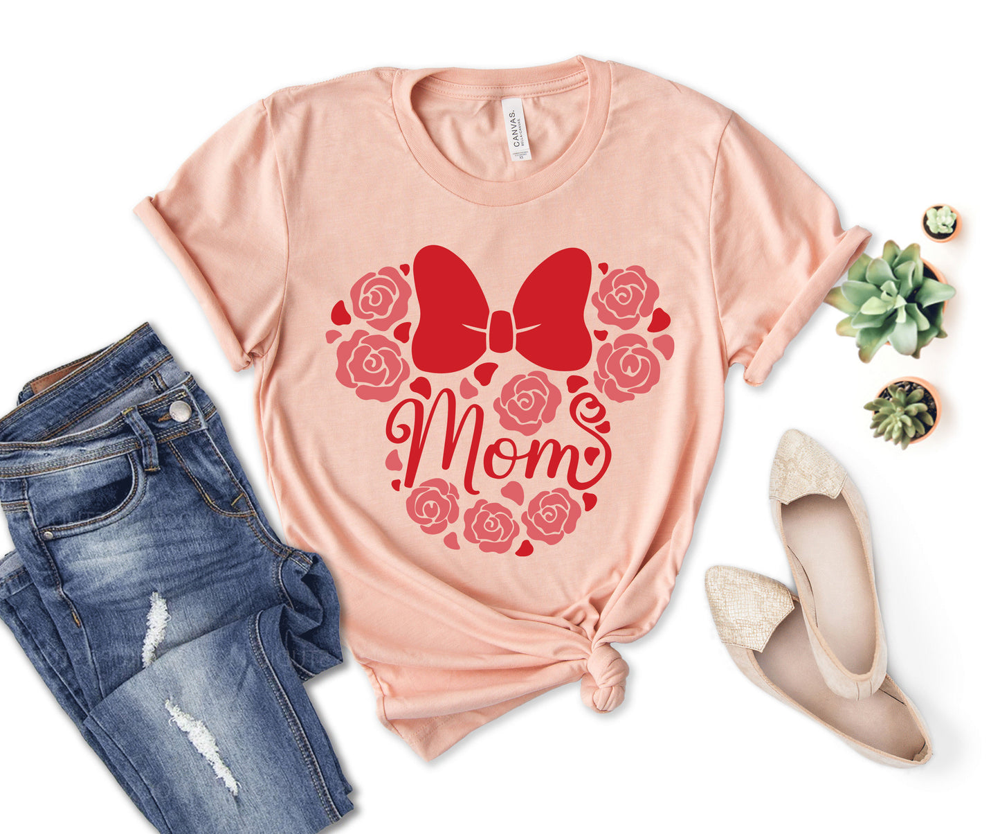 Disney Mom Shirts, Cute Mom T-shirts, Minnie Mom Shirt-newamarketing