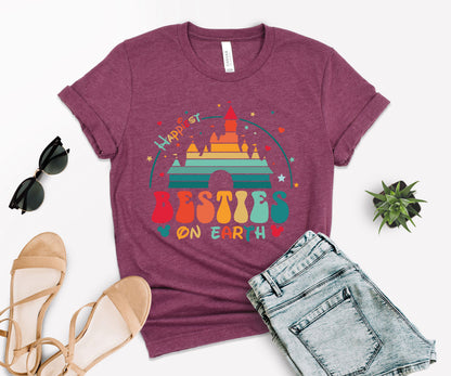 Happiest Besties on Earth Shirt, Happiest Tee on Earth, Besties Shirt-newamarketing