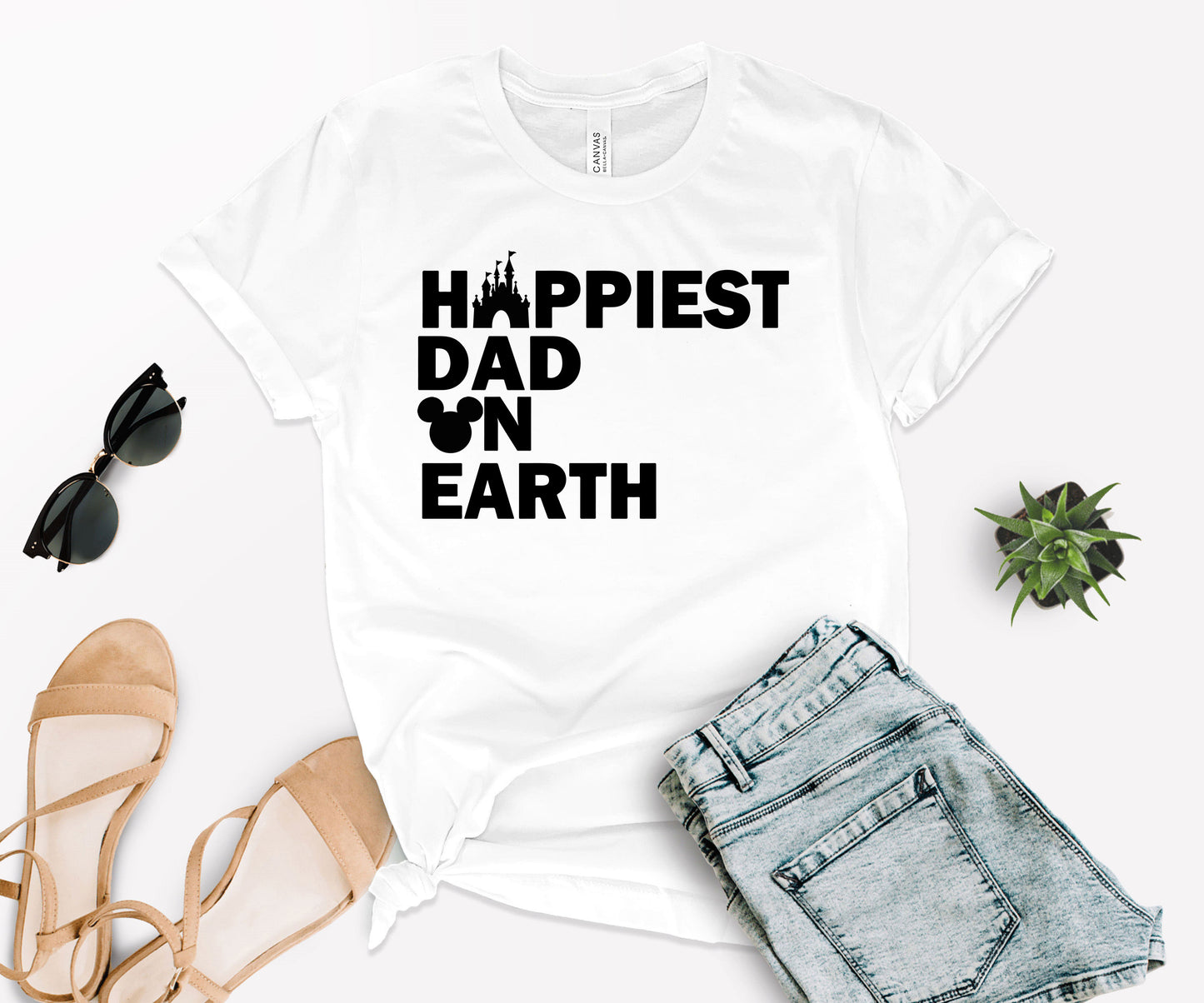 Happiest Dad on Earth Shirt, Earth Day Shirt, Happy Dad Shirt-newamarketing