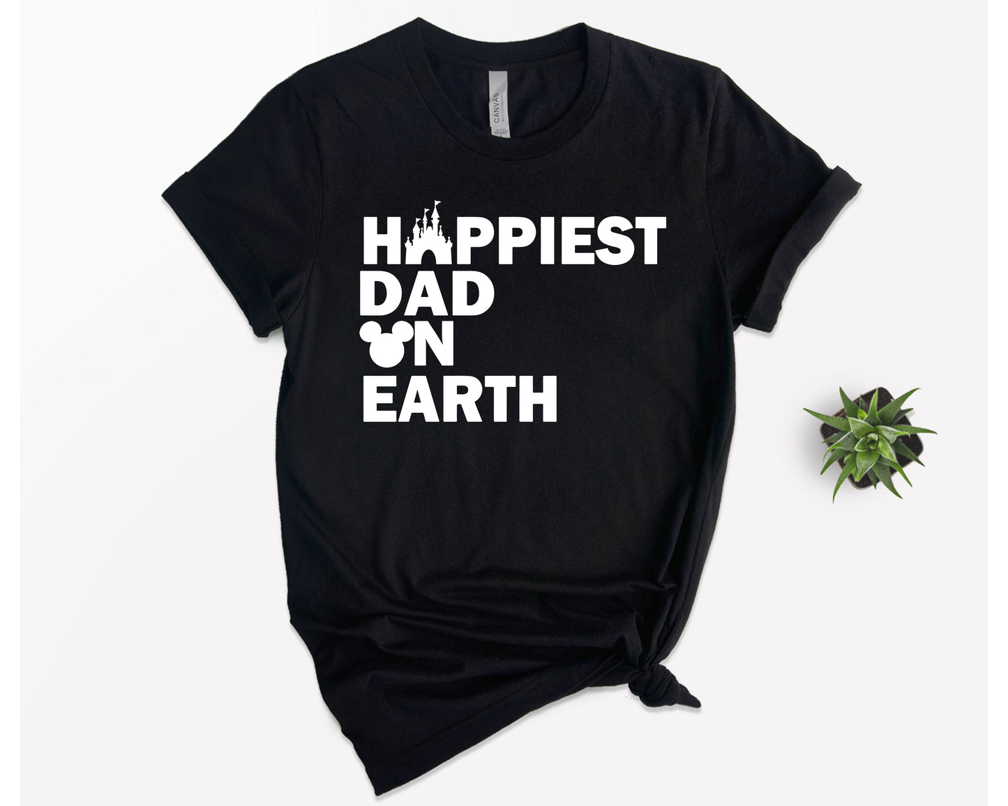 Happiest Dad on Earth Shirt, Disney Dad T-shirt, Disneyland Tee-newamarketing