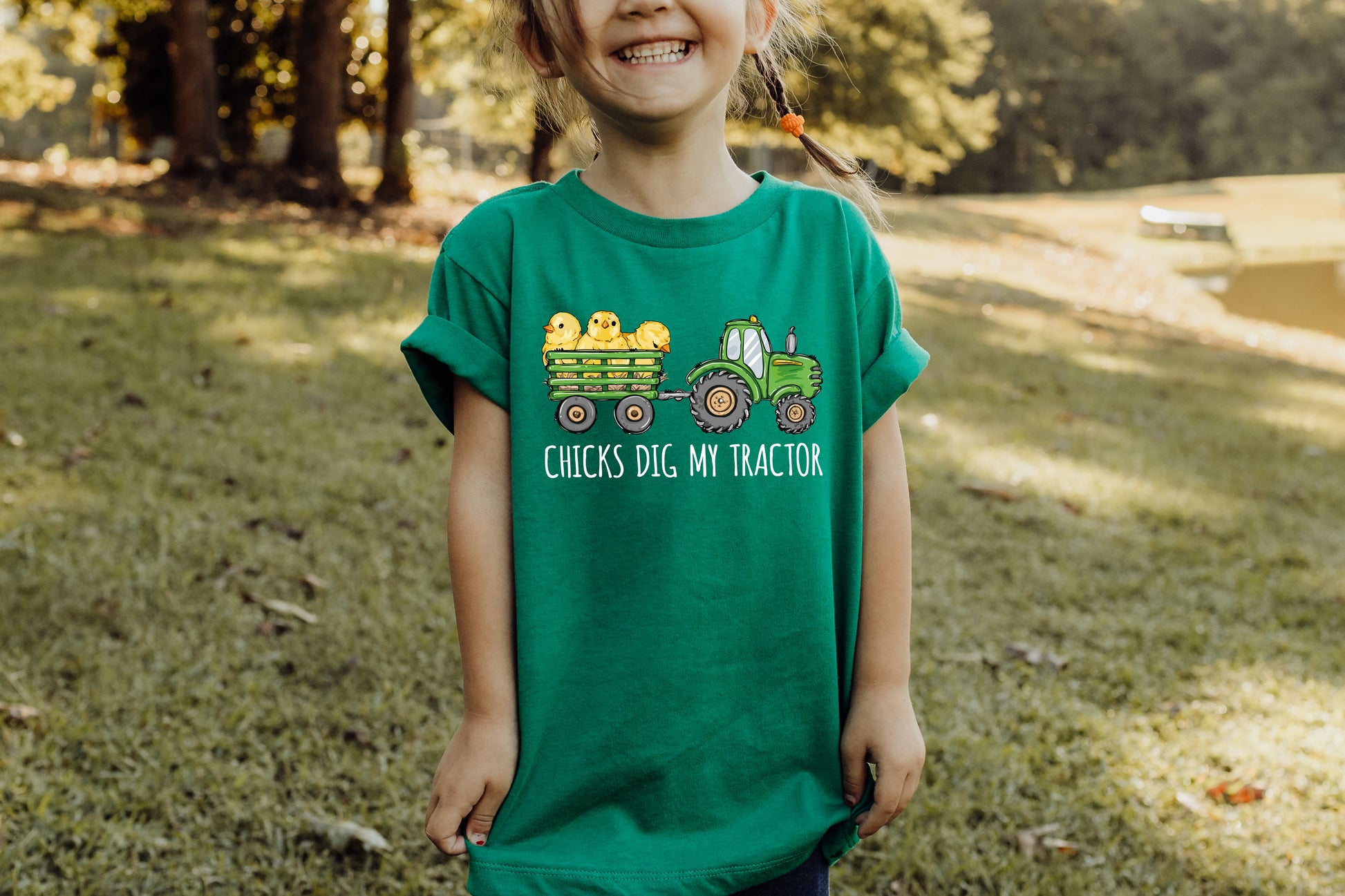 Chicks Dig Me Shirt, Chicks On Tractors, Easter Chick Shirt, Happy Easter Chicks-newamarketing