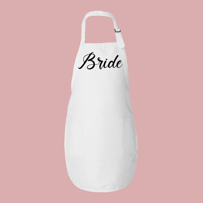 Cute Apron With Pockets, Bride To Be Apron, Wedding Shower Gift For Bride-newamarketing
