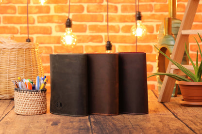 Leather Portfolio, Leather Portfolio Folder Personalized, Leather Organizer Planner