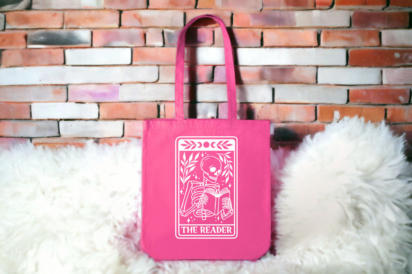 Bookish Tote Bag, Skeleton Tote Bag, Book Lover Gifts Ideas-newamarketing