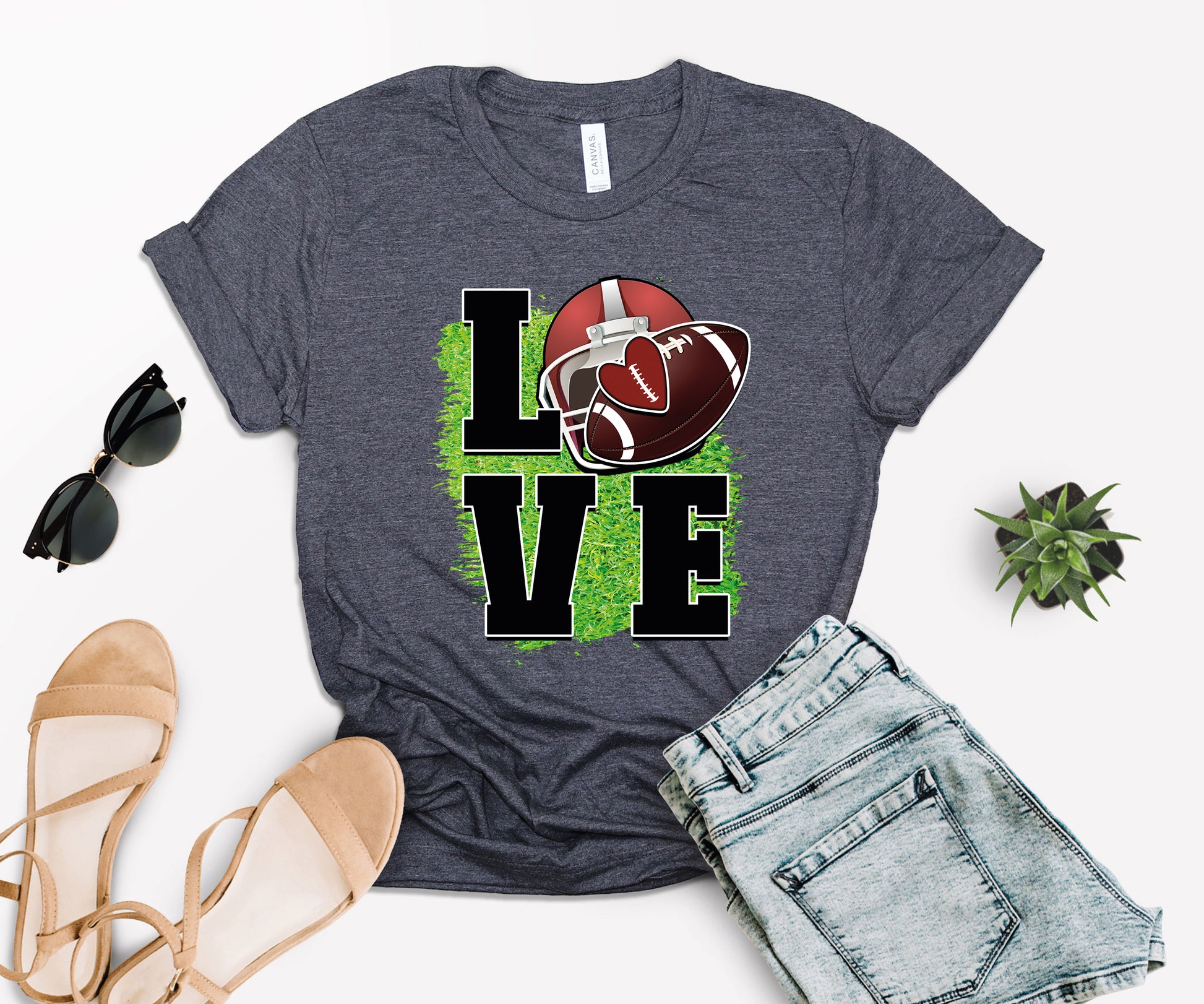 Football Love Shirt, American Football Shirt, Game Day T-Shirts-newamarketing