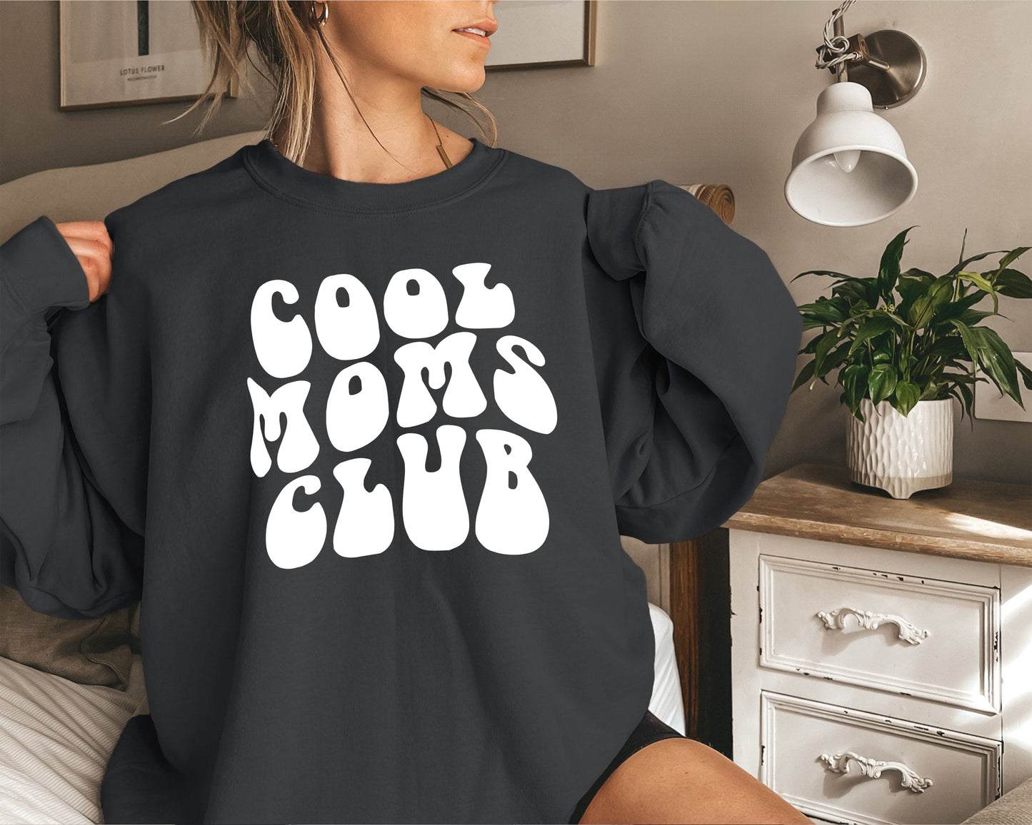 Cool Moms Club Sweatshirt, Cool Mom Hoodie, Pregnancy Ugly Sweater-newamarketing