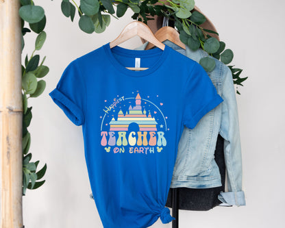 Happiest Place on Earth Shirt, Earth Day Teacher Shirts, Disney Teacher Shirts Media -newamarketing