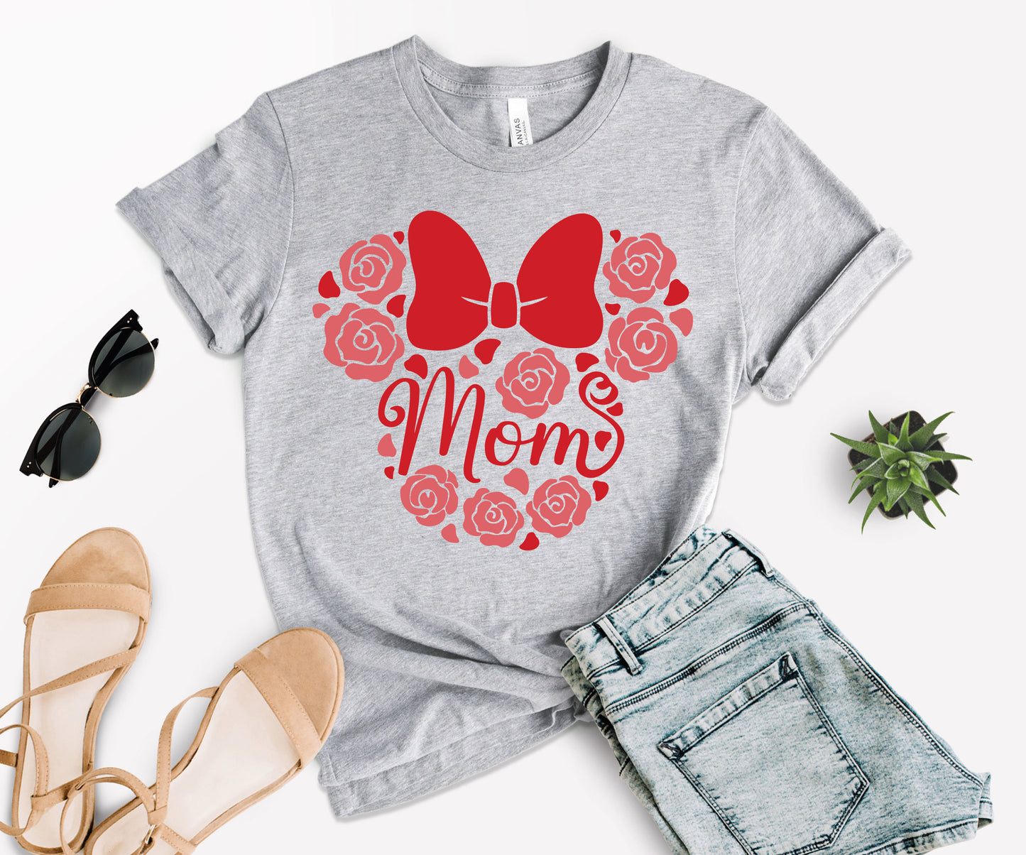 Minnie Mouse Mom Shirt, Minnie Mom Shirt, Red Minnie Mom Shirt-newamarketing