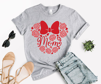 Minnie Mouse Mom Shirt, Minnie Mom Shirt, Red Minnie Mom Shirt-newamarketing