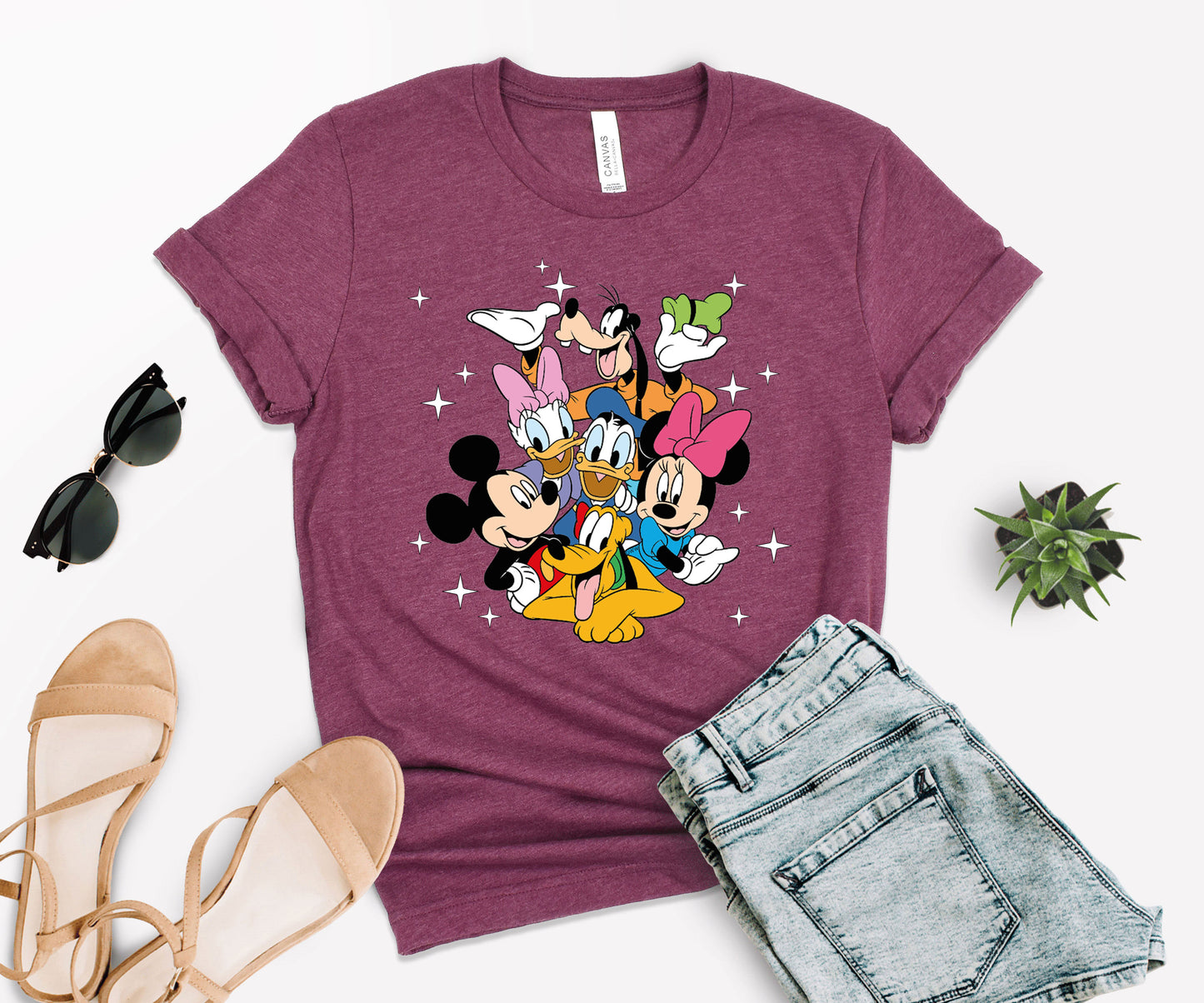 Vintage Mickey Shirt, Disneyland Mickey Shirt, Disney Characters Shirt-newamarketing