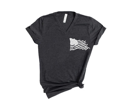 American Flag Shirt, Patriotic American Flag T-shirt, Usa Made American Flag Shirt-newamarketing