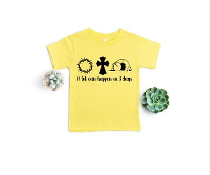 A Lot Can Happen In 3 Days T-Shirt, Jesus Easter Shirt, Teacher Gift For Easter-newamarketing