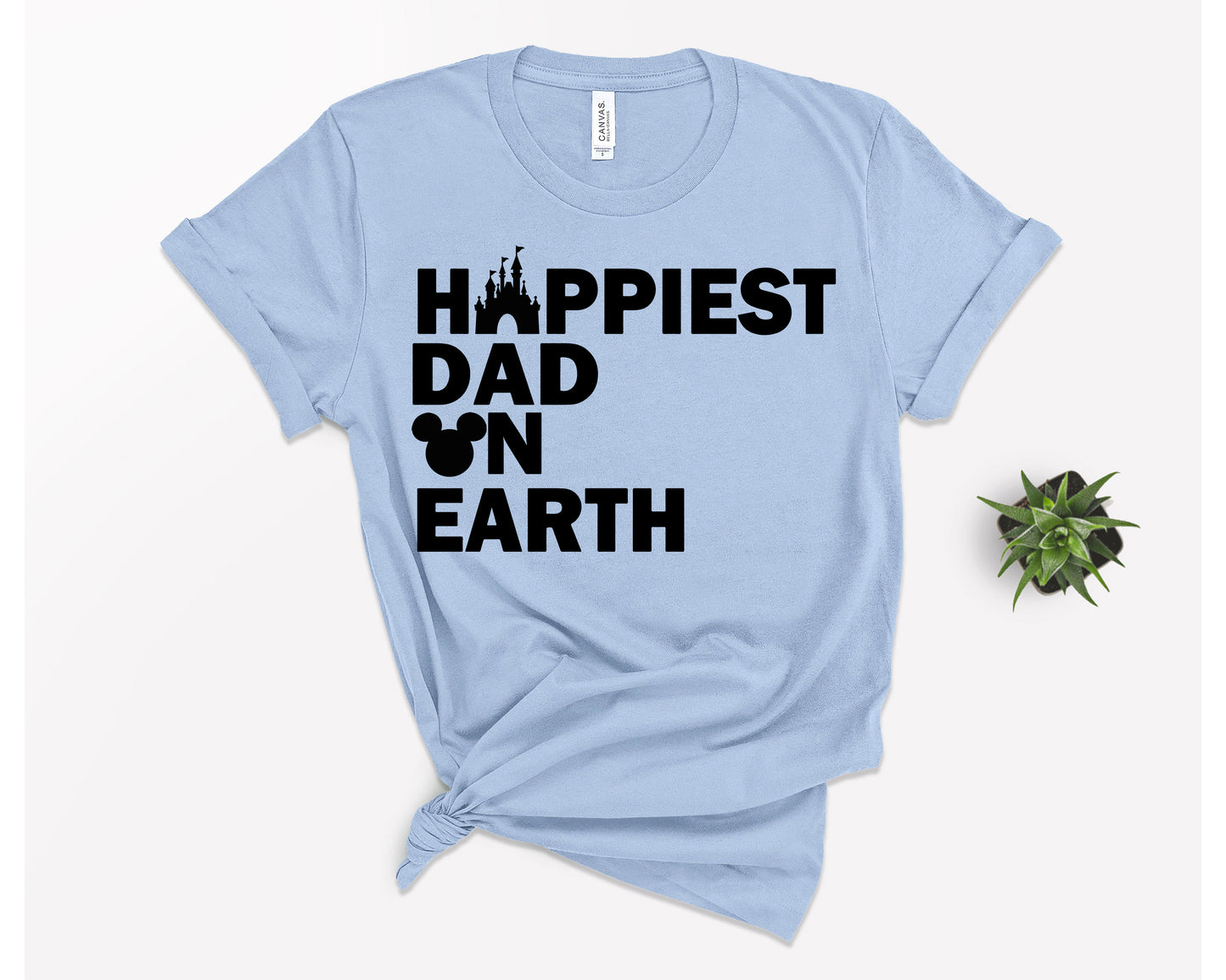 Happiest Dad on Earth Shirt, Disney Dad T-shirt, Disneyland Tee-newamarketing