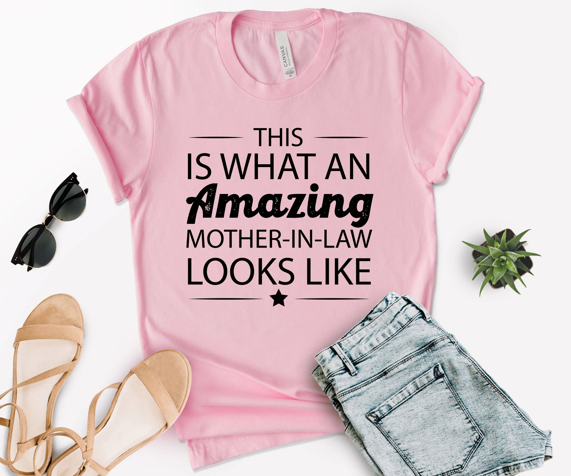 Mother In Law T-Shirt, Best Mother In Law Shirt, Mother's Day Gift Ideas For Mother In Law-newamarketing