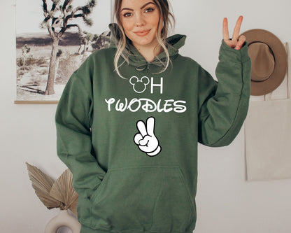 2nd Birthday Sweatshirt, Mickey Hand Sweatshirt, Vintage Mickey Mouse Hoodie-newamarketing