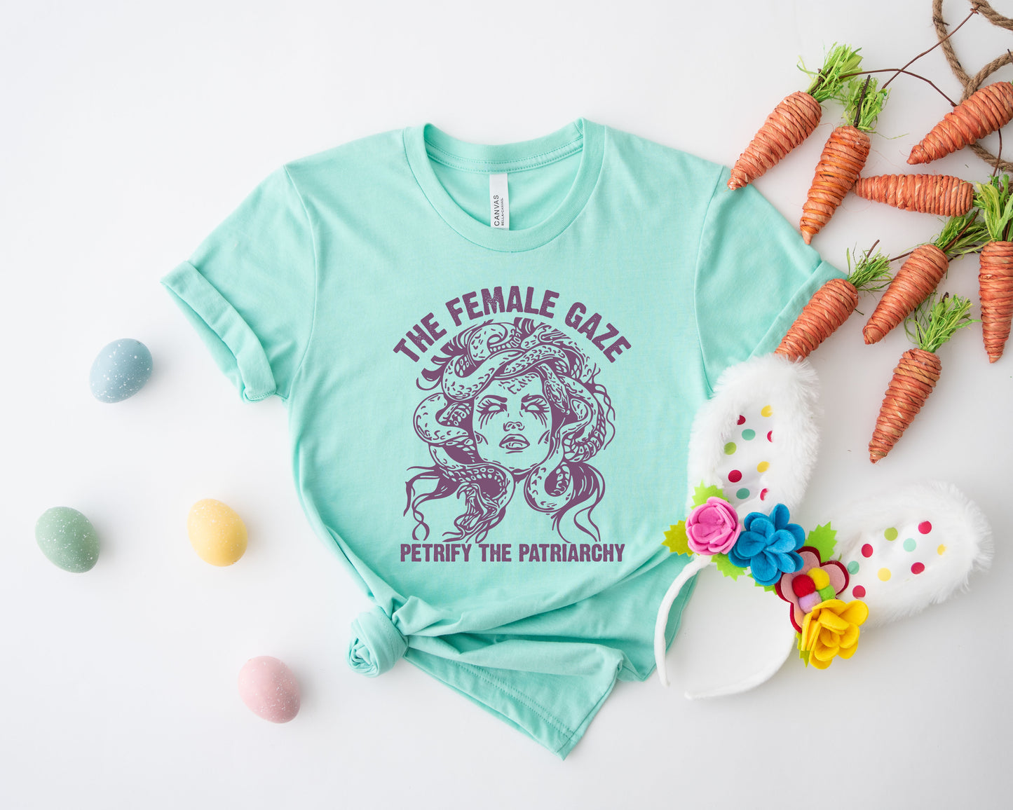 The Female Gaze Shirt, The Female Gaze Medusa Shirt, Petrify The Patriarchy-newamarketing