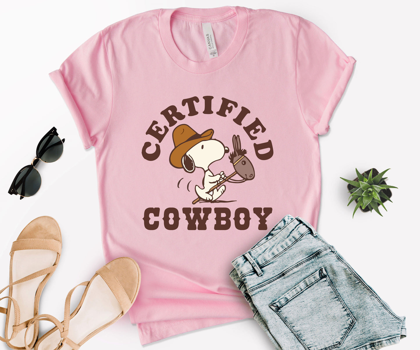 Snoopy Cowboy Shirt, T-Shirt Cowboy, Certified Shirt-newamarketing