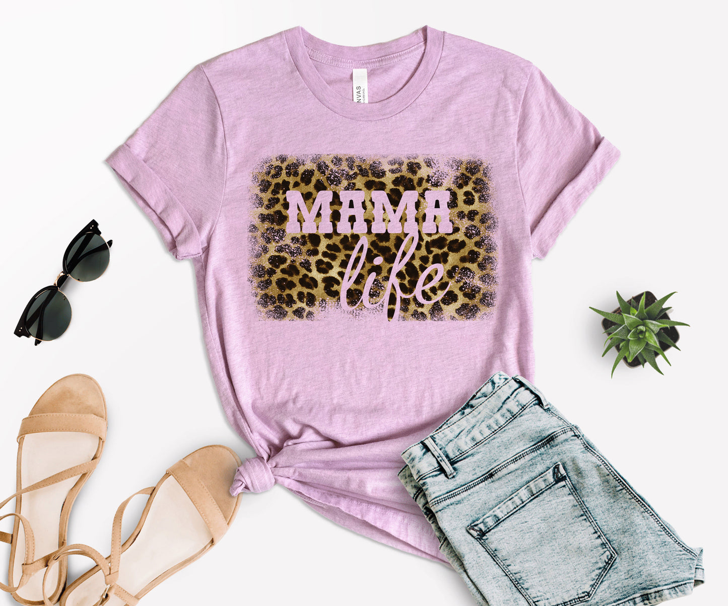 Leopard Mom Life Shirt, Mom Life T-shirt, Leopard Mama Shirt-newamarketing