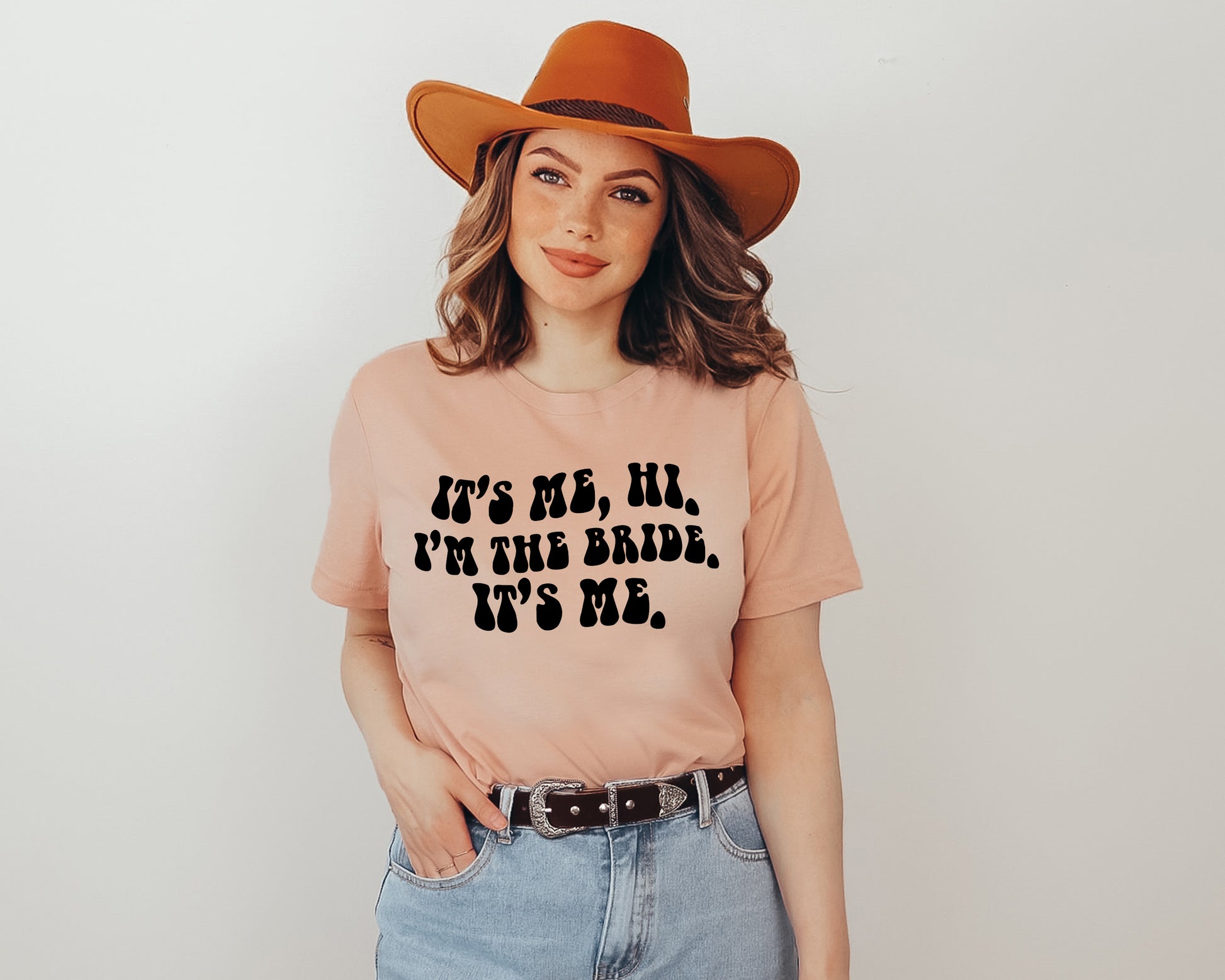 Its Me Hi Im The Bride Its Me, Funny Bride Shirt, Engagement Gift-newamarketing