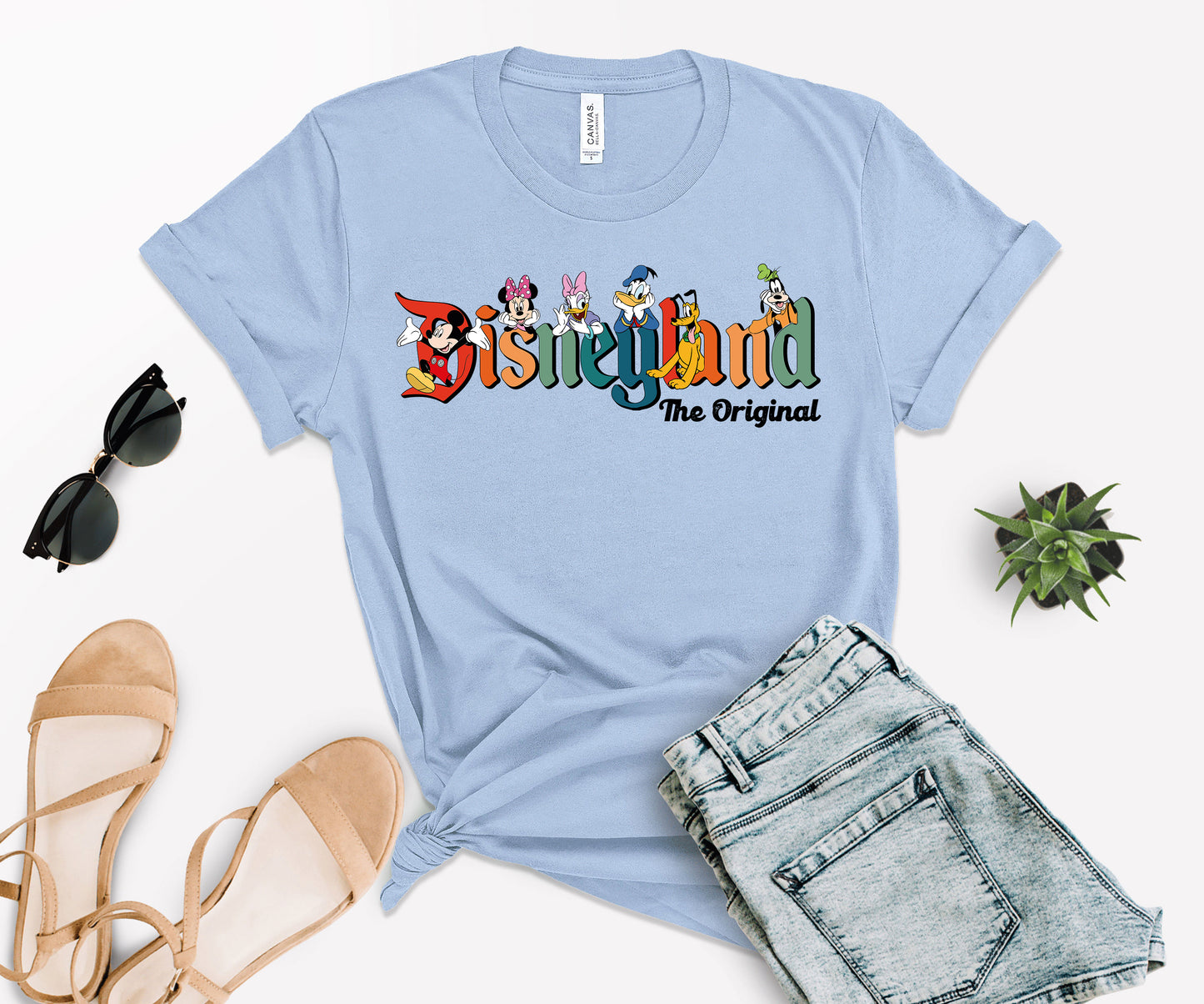 Disneyland Shirt, Vintage Disneyland Shirts, Mickey and Friends Shirts-newamarketing