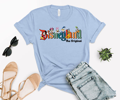 Disneyland Shirt, Vintage Disneyland Shirts, Mickey and Friends Shirts-newamarketing