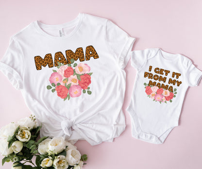 Mommy And Me Mother's Day Shirts, I Got It From My Mama Shirt, Best Gifts For A New Mom-newamarketing