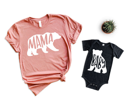 Mama Bear T-Shirts, Little Bear Family, Bear Family Shirts-newamarketing