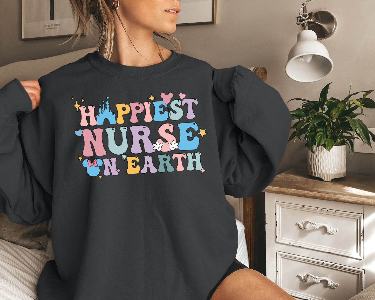 Happiest Place on Earth Sweatshirt, Hoodie for Nurse, Nurse Sweatshirt-newamarketing