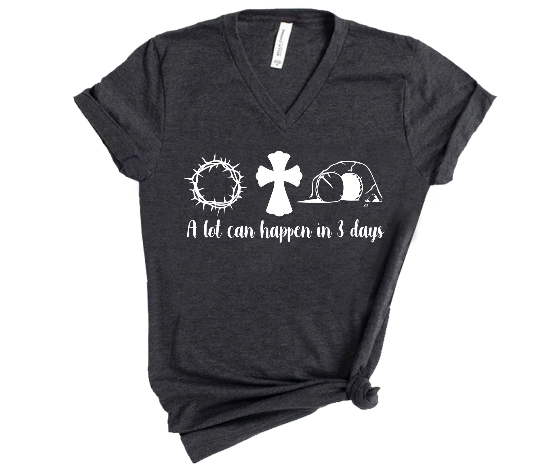 A Lot Can Happen In 3 Days T-Shirt, Jesus Easter Shirt, Teacher Gift For Easter-newamarketing