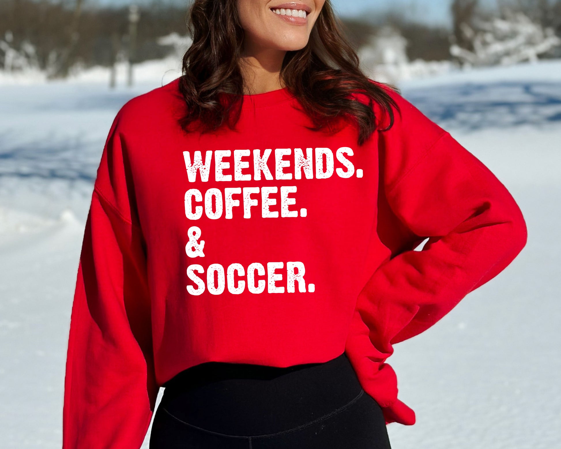Weekends Coffee Soccer, Weekend Sweater, Soccer Sweater, Coffee Sweater, Mothers Day Gift-newamarketing