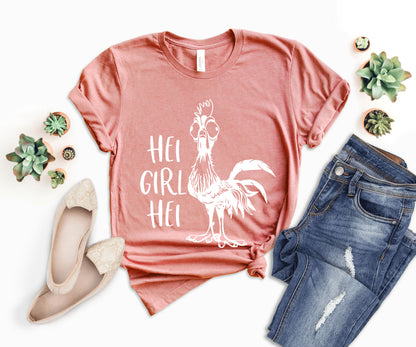 Disney Hei Hei Shirt, Moana Hei Hei Shirt, Hei Hei Chicken T-shirt-newamarketing