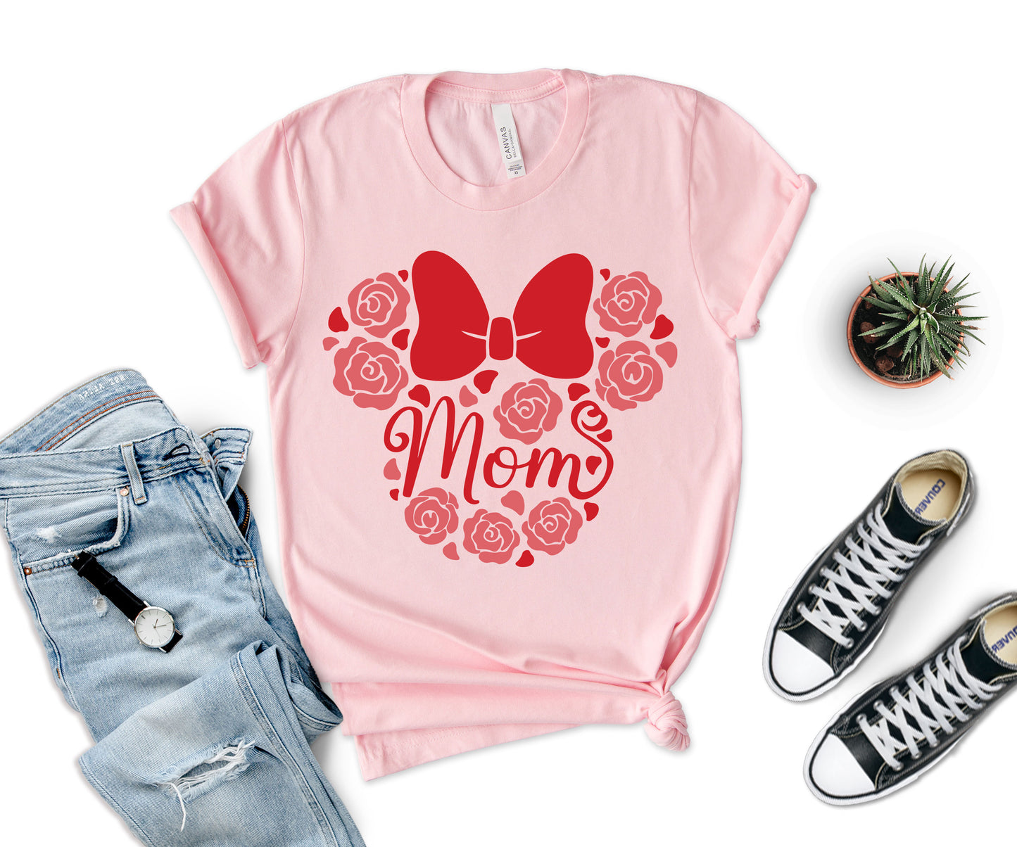Disney Mom Shirts, Cute Mom T-shirts, Minnie Mom Shirt-newamarketing