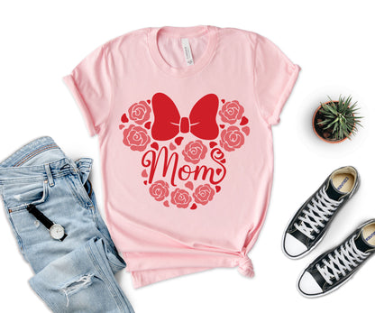 Disney Mom Shirts, Cute Mom T-shirts, Minnie Mom Shirt-newamarketing